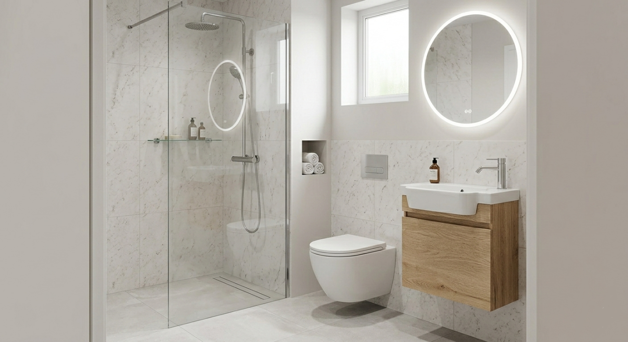 Küçük Banyoları Geniş Göstermenin 5 Akıllı Yolu