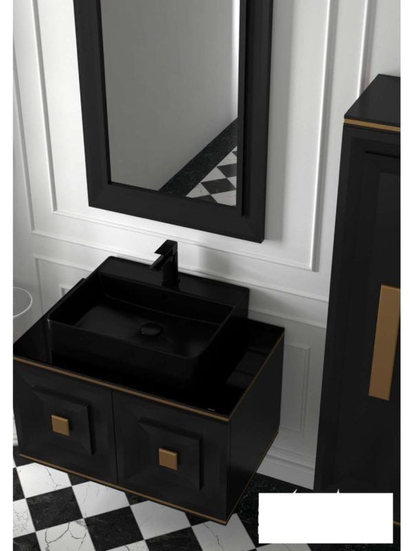 Drago 80 cm Banyo Dolabı – Şık, Modern Tasarım (Boy Dolabı Dahil Değildir)