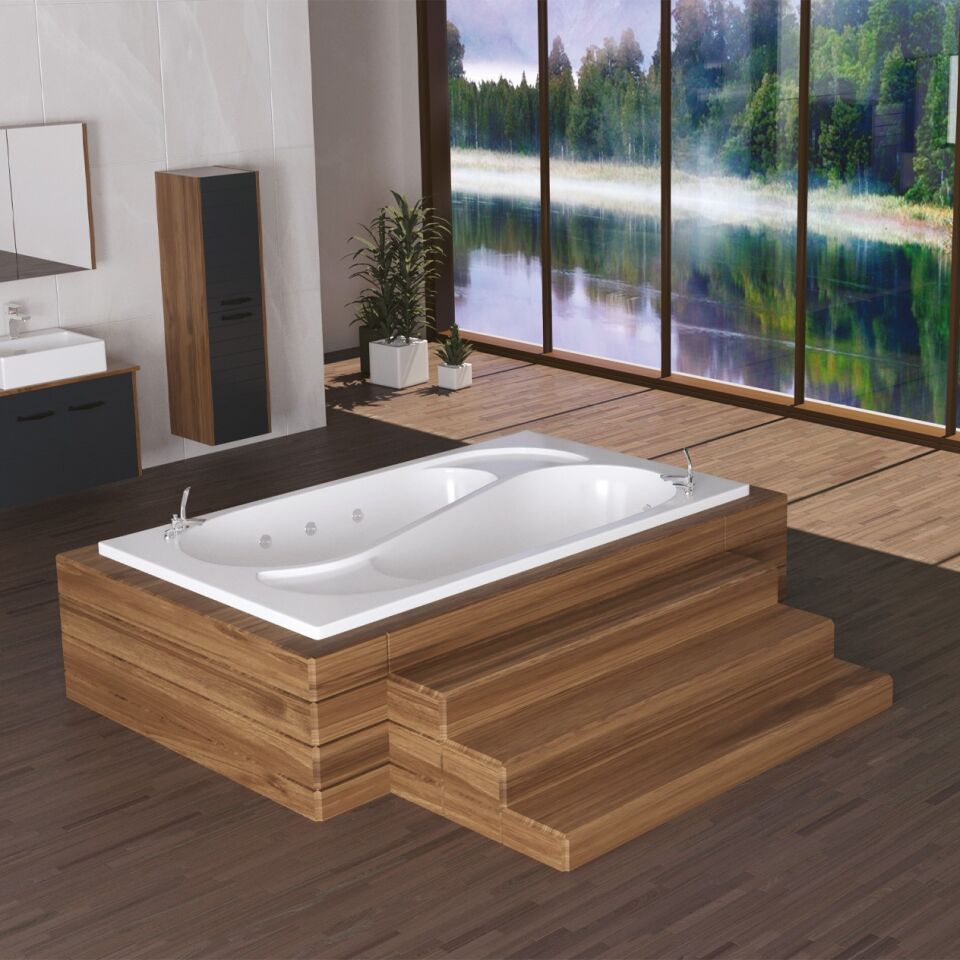 Equal Jakuzzi – Modern Akrilik Konseptli Şık Tasarım (120x200 cm)