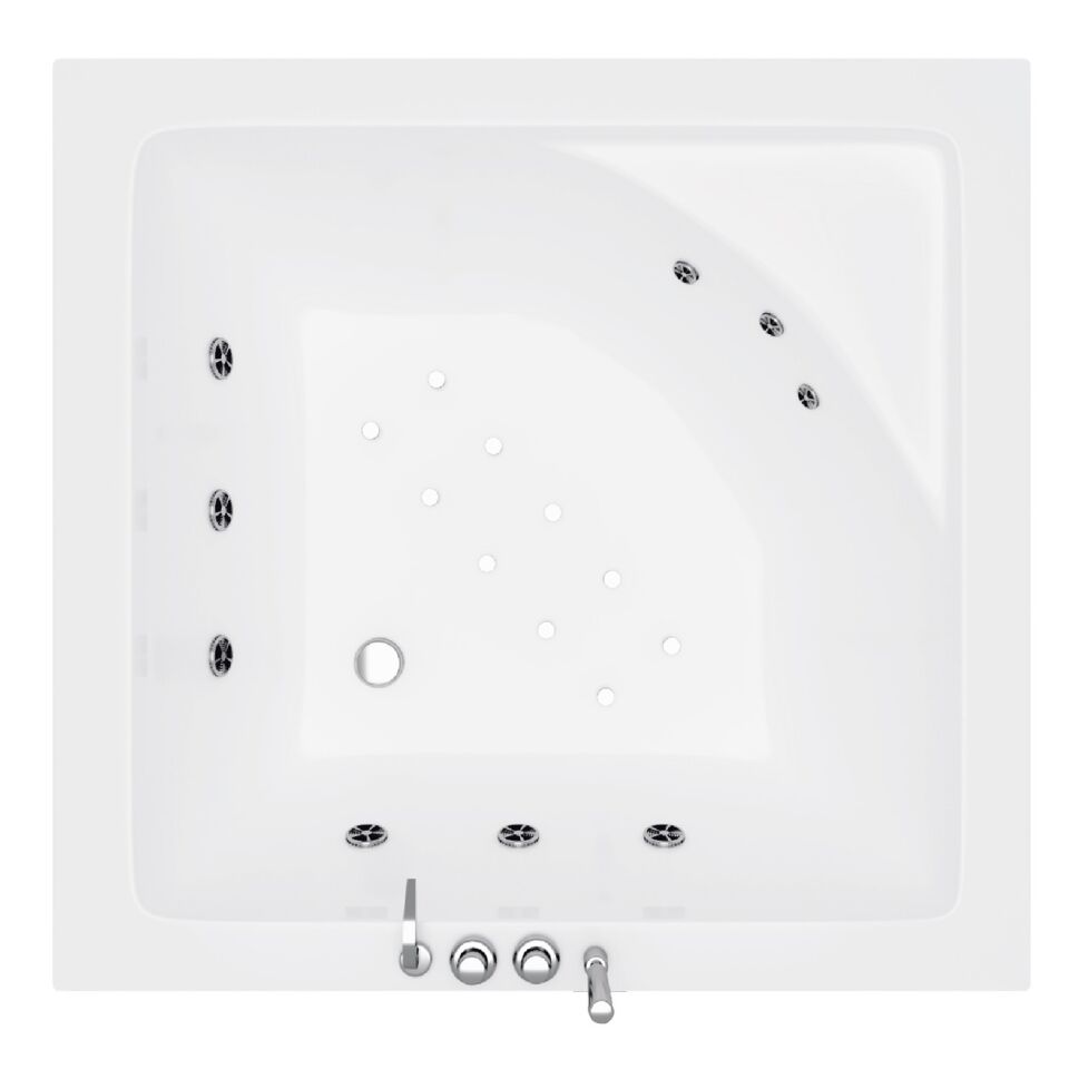 Sahra Küvet – Modern Kare Akrilik Tasarım (Çeşitli Ölçüler)