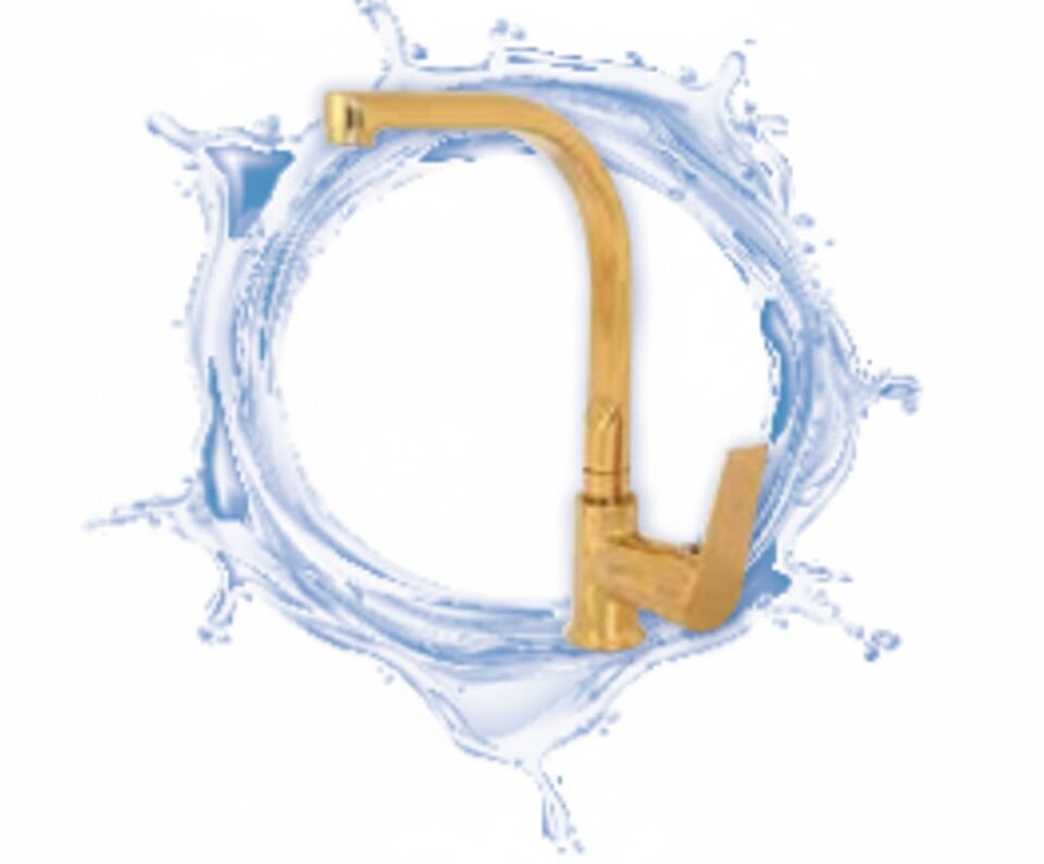 Meriç Gold Kuğu Evye Bataryası – Yüksek Boy, Pirinç Gövde