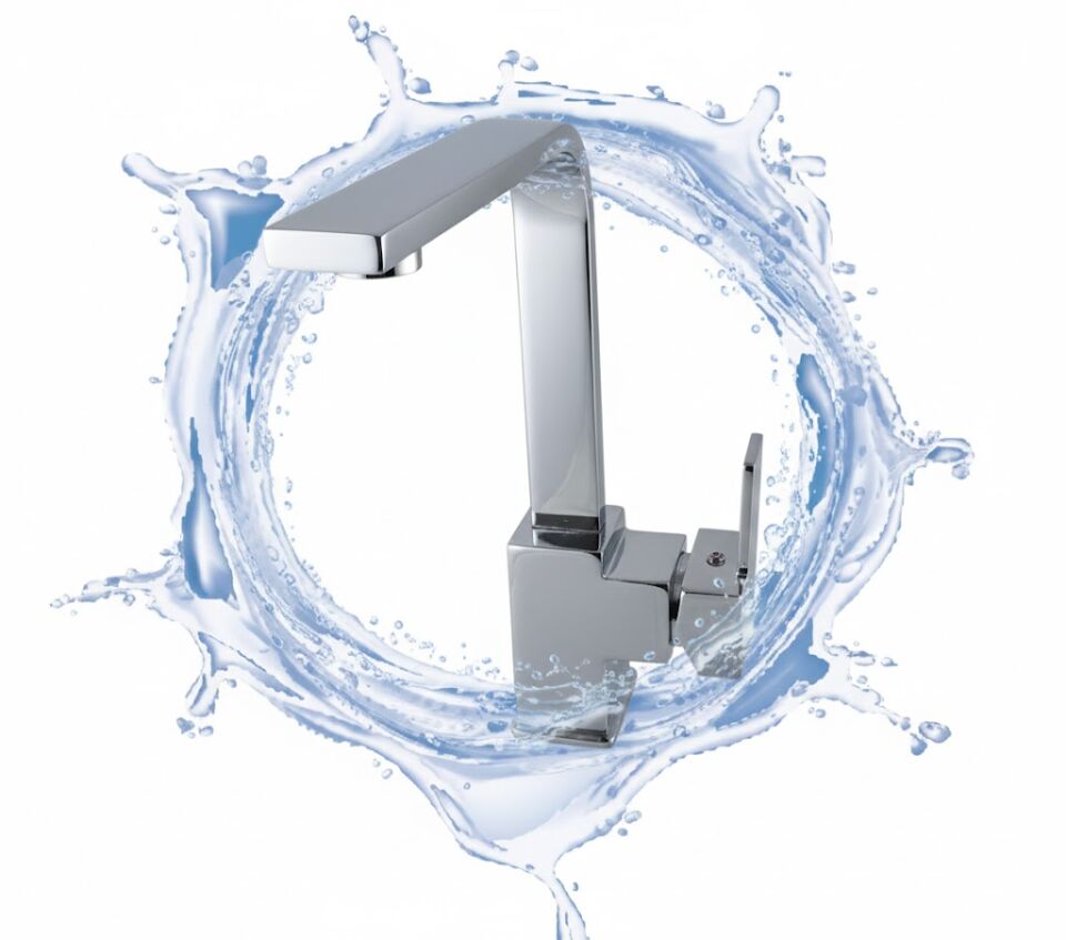 Ceyhan Krom Kuğu Lavabo Bataryası – Zarif ve Modern Tasarım