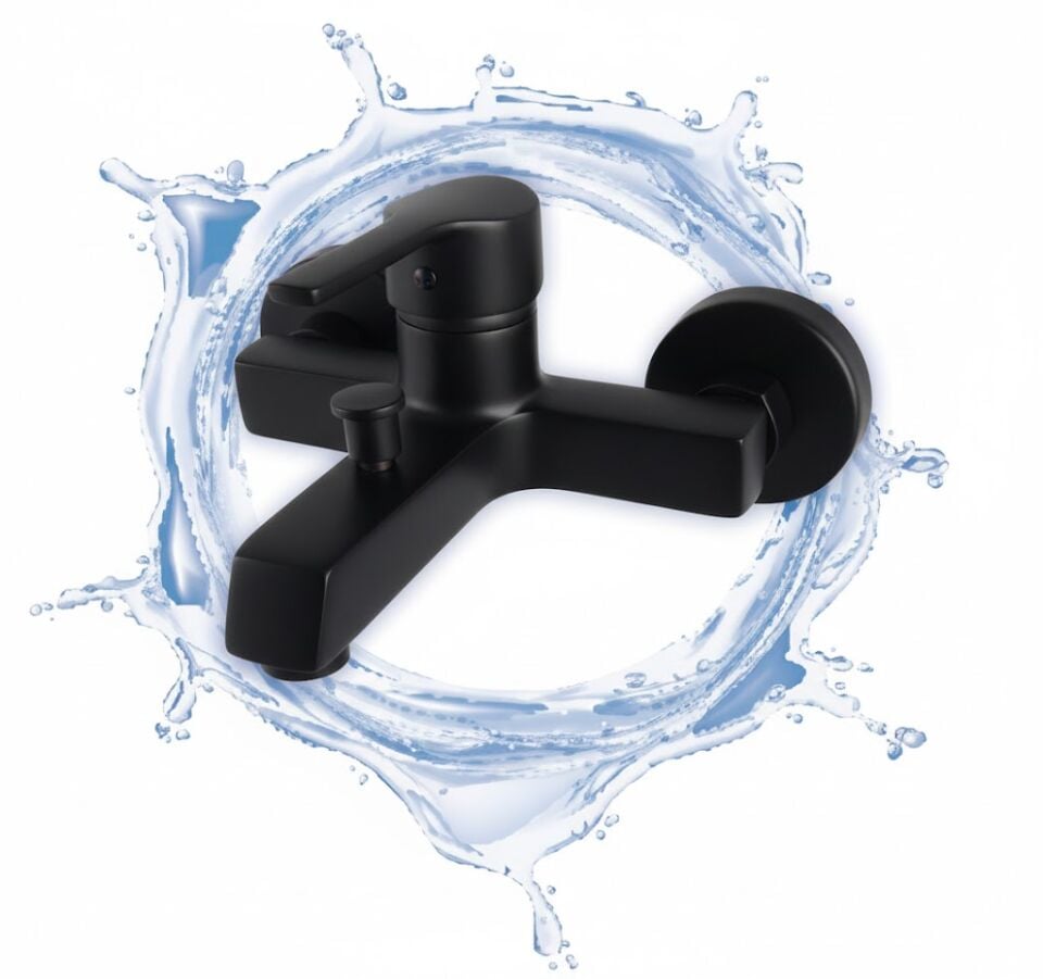 Fırat Elite Siyah Banyo Bataryası – Modern ve Güçlü Tasarım