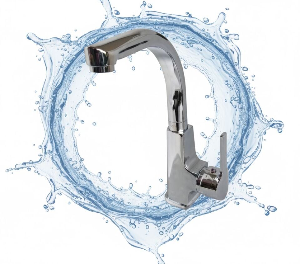 Fırat Elite Krom Kuğu Lavabo Bataryası – Modern ve Zarif Tasarım