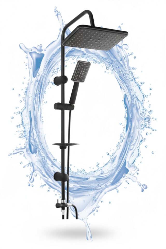 Black Sea Tepe Duş Seti – Modern Tasarım