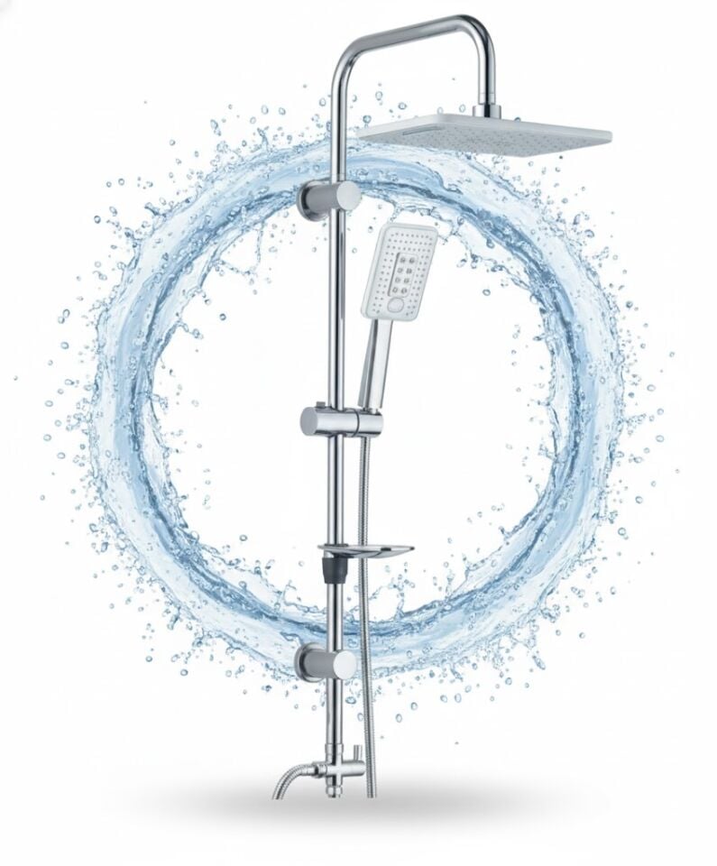 Hybrid Modern Tepe Duş Seti – Fonksiyonel ve Şık Tasarım