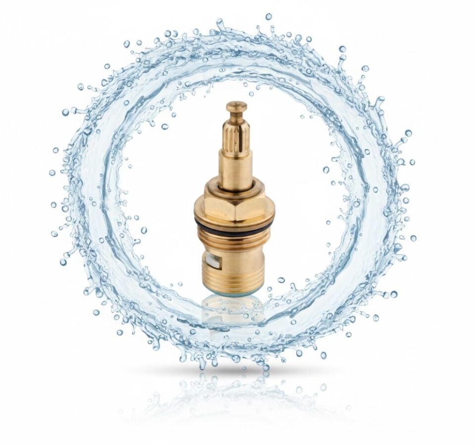 Aç-Kapa Salmastra 15 mm – Musluk & Batarya Uyumlu Yedek Parça