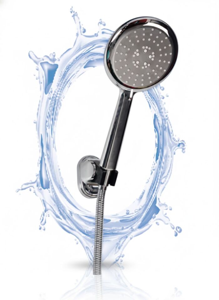 Seyhan Lüx Mafsallı Duş Seti – Askı, 360° Spiral ve Fonksiyonlu El Duşu