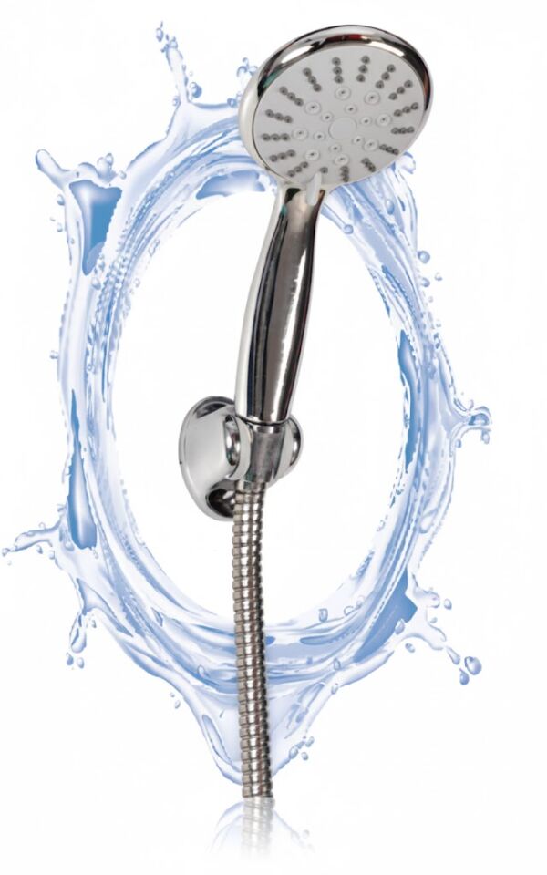 Meriç Mafsallı Duş Seti – Lüx Askı, Örgülü Spiral ve Fonksiyonlu El Duşu