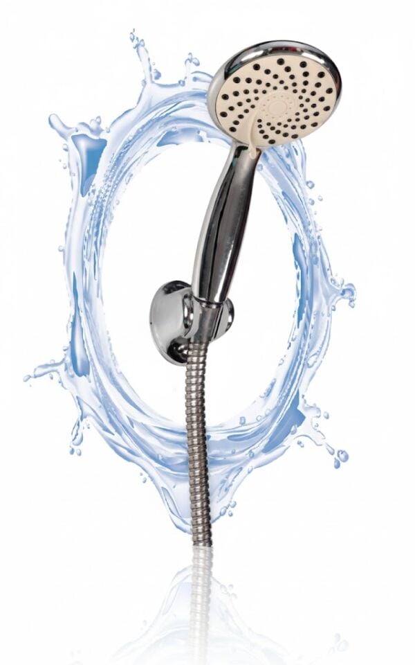 Irmak Mafsallı Duş Seti – Lüx Askı, Örgülü Spiral ve Fonksiyonlu El Duşu