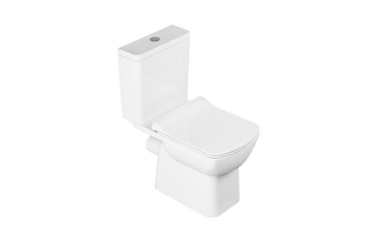 Arkadan Çıkışlı Klozet ve Rezervuar Seti – Soft Close Kapaklı