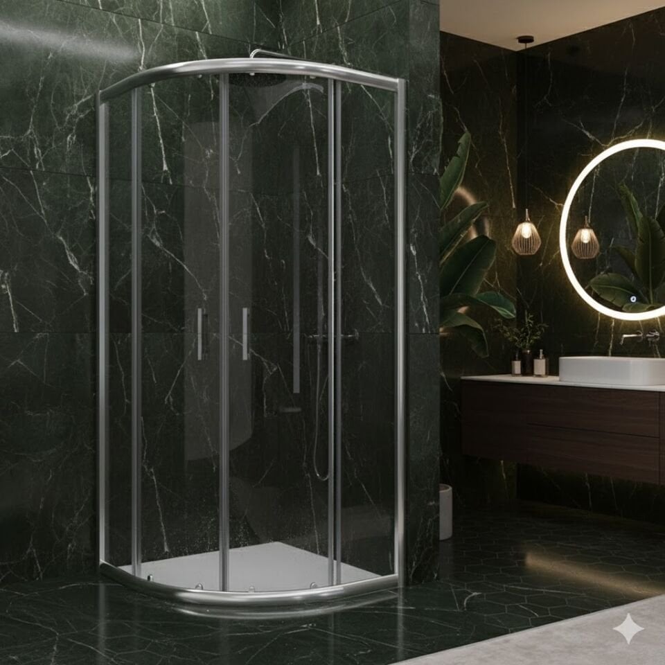 Süper Lüks Oval Model Duşakabin