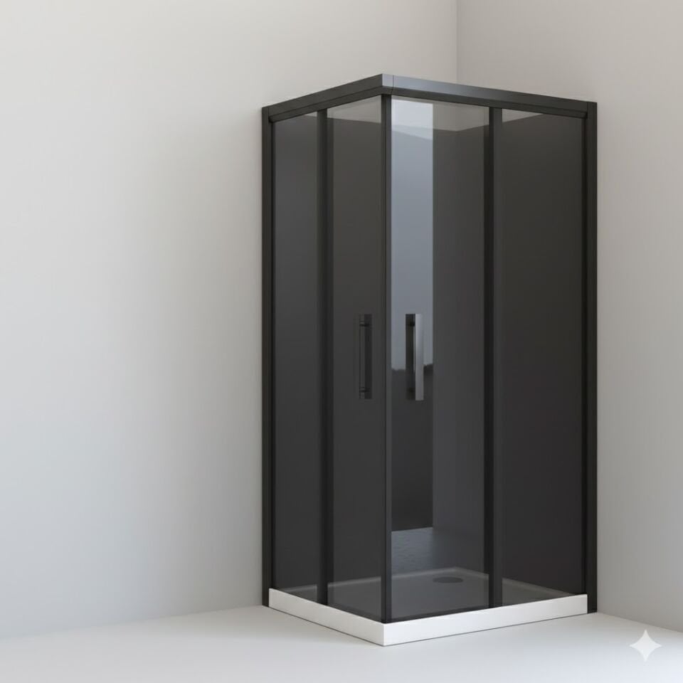 Füme Cam Tasarım Duşakabin - Modern ve Lüks Görünüm