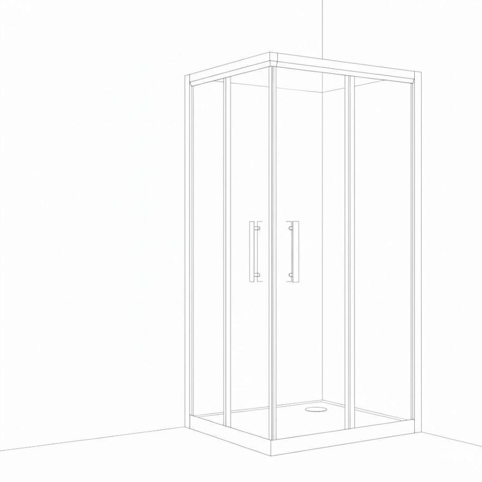 Füme Cam Tasarım Duşakabin