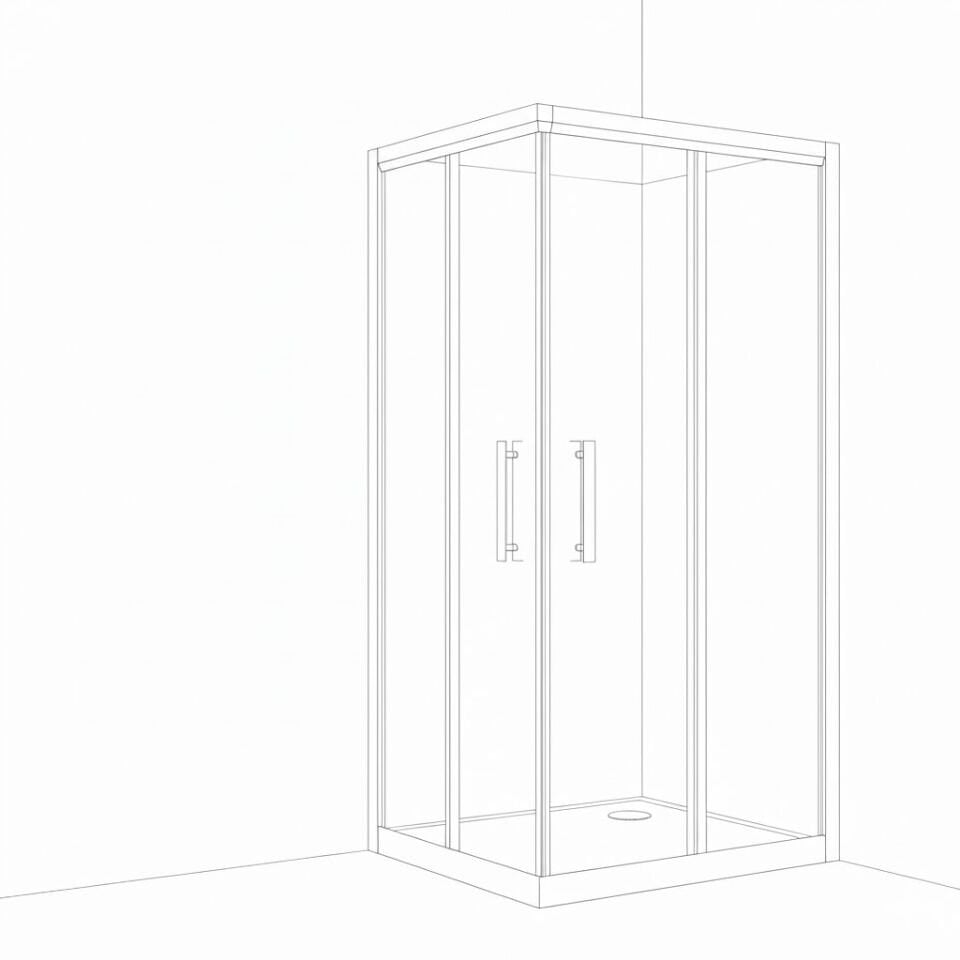 Füme Cam Tasarım Duşakabin - Modern ve Lüks Görünüm