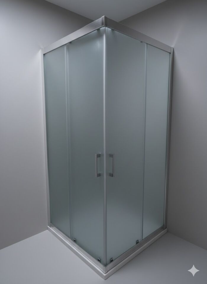 Krom Duşakabin | Ful Kumlu Cam