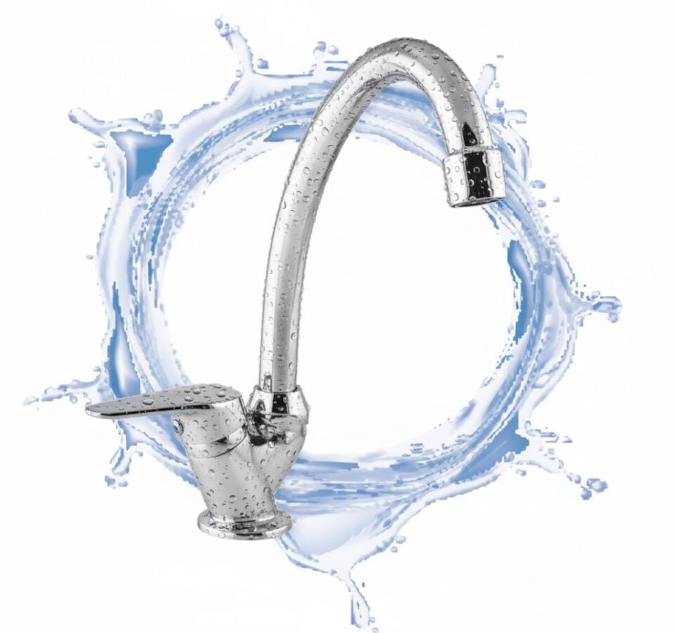 Mermerden Tekli Mix Batarya – Pirinç Gövdeli Şık ve Dayanıklı