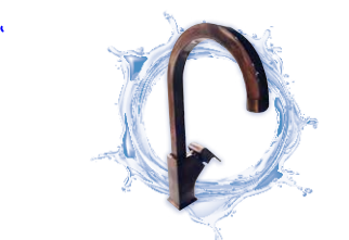 Efes Bakır Kuğu Lavabo Bataryası – Pirinç Gövdeli Yüksek Ağız Lüx Banyo Bataryası