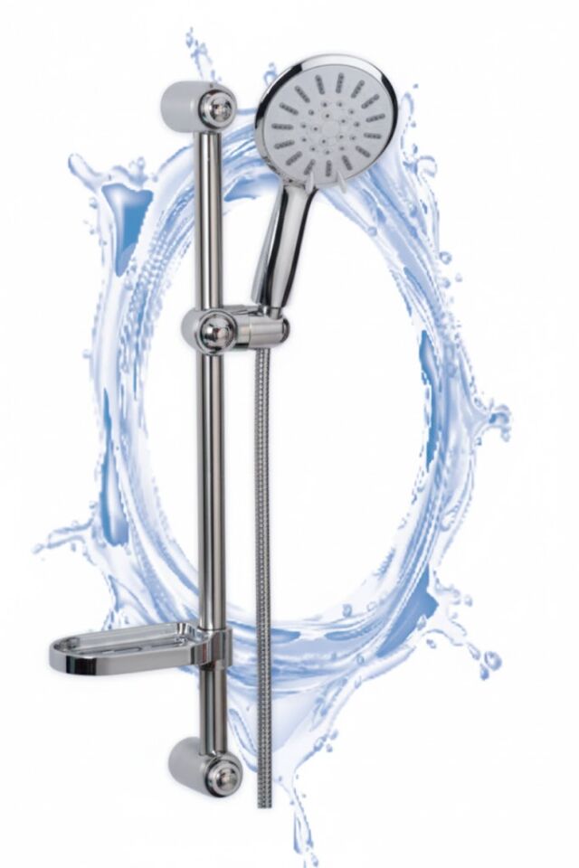 Menekşe Sürgülü Duş Seti – Ayarlanabilir, Şık ve Dayanıklı Banyo Duş Sistemi