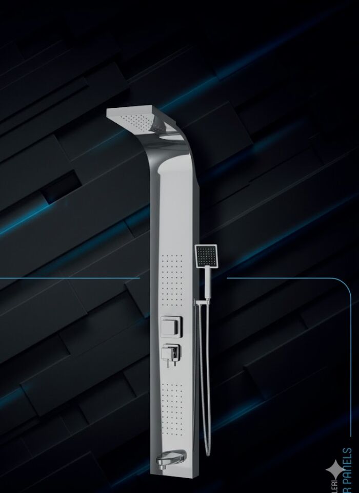 Krom Masajlı Robot Duş Seti – Çok Fonksiyonlu Lüx Banyo Duş Sistemi