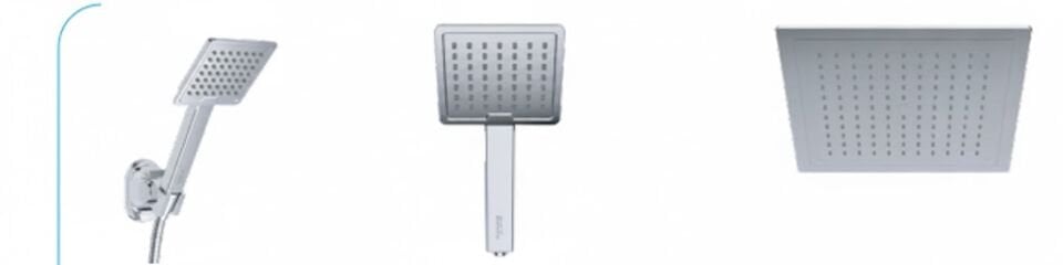 Frame Full Krom Duş Sistemi | Ayarlanabilir Robot Sistem