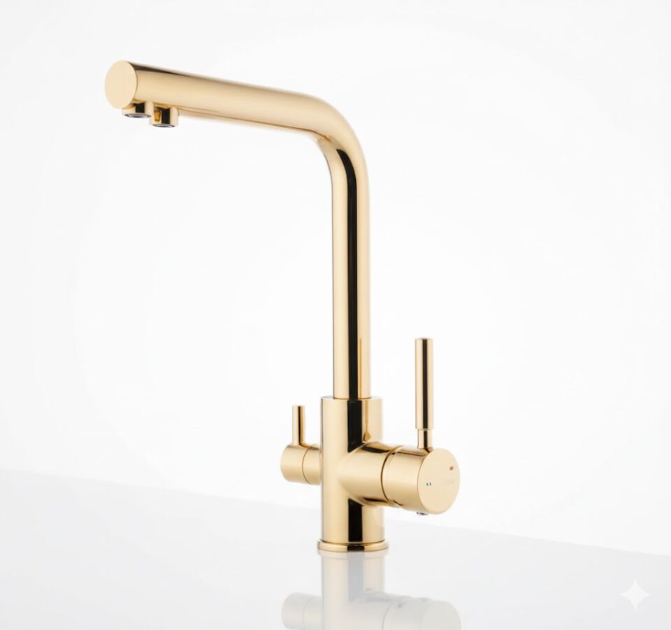 Enjoy Serisi Gold Arıtma Bataryası | Çift Su Girişli Lüks Tasarım