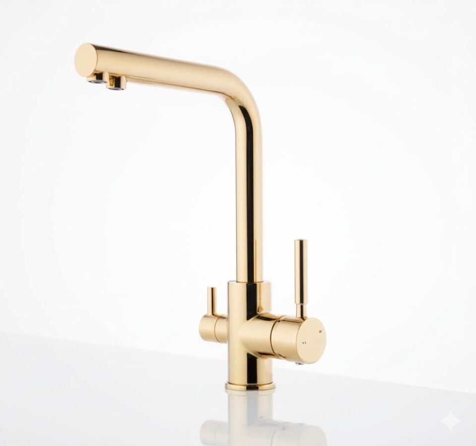 Enjoy Serisi Gold Arıtma Bataryası | Çift Su Girişli Lüks Tasarım