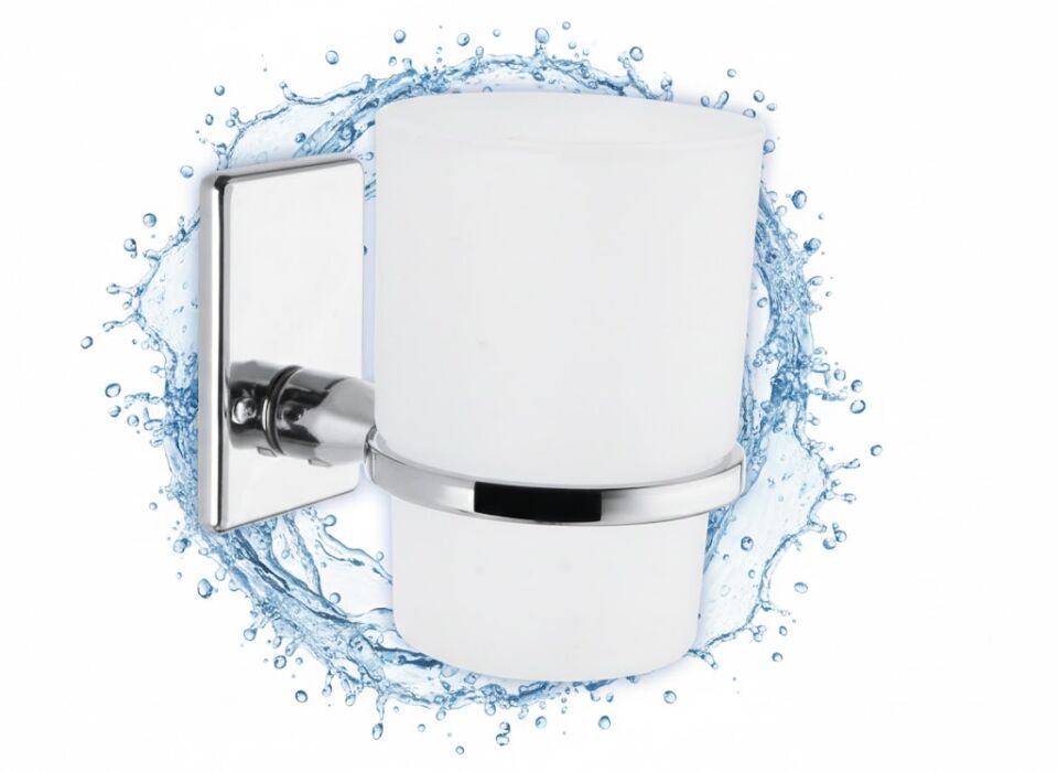 Krom Diş Fırçalık  | Banyo Duvar Diş Fırçası Tutucu