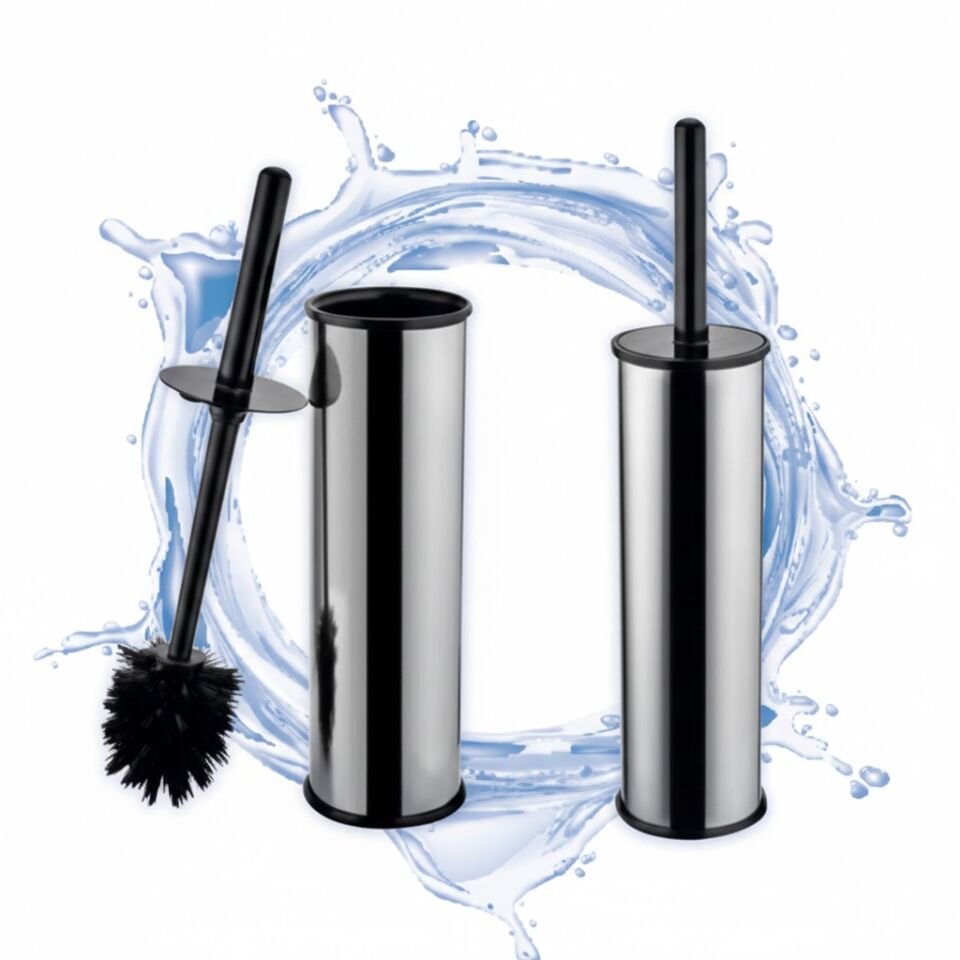 Mikro Klozet Fırçası | Hijyenik Tuvalet Temizleme Fırçası ve Standı