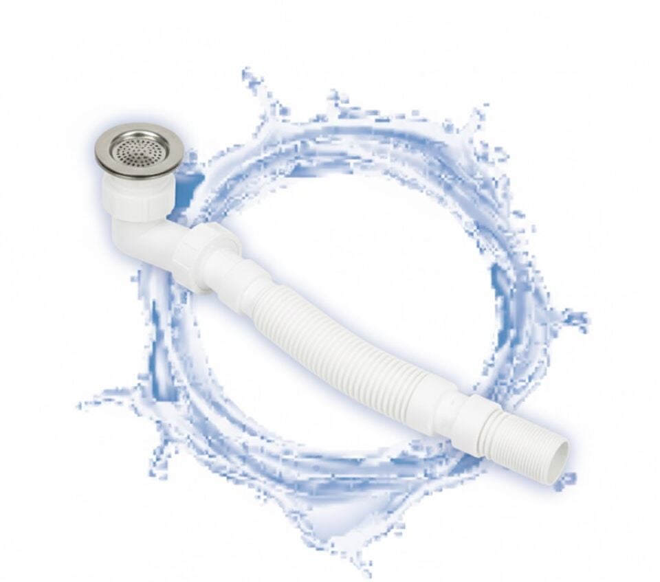 körüklü Duş Sifonu | Esnek Bağlantılı Duş Gider Sifonu