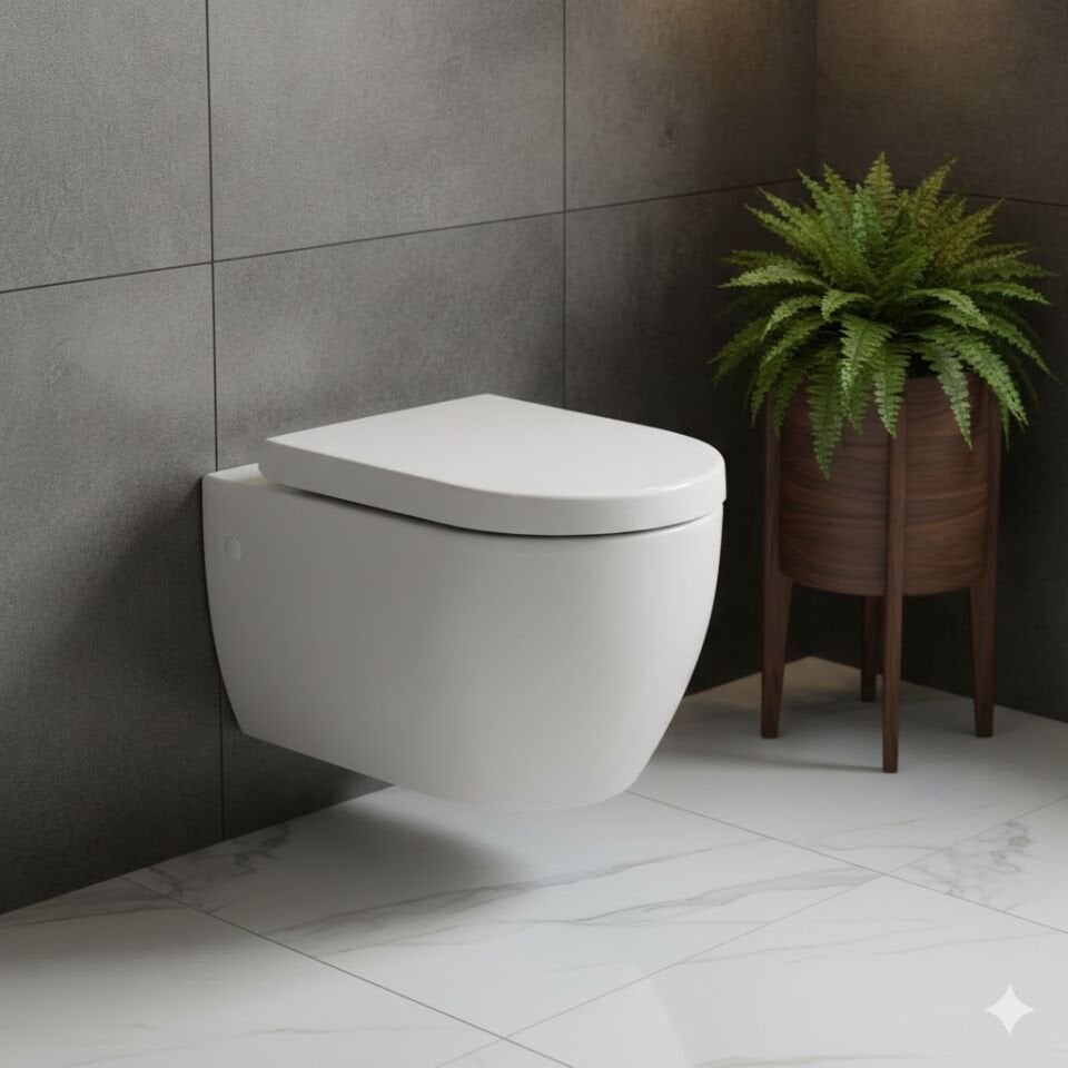 Beyaz Asma Klozet | Modern Duvara Asılı Klozet Modeli