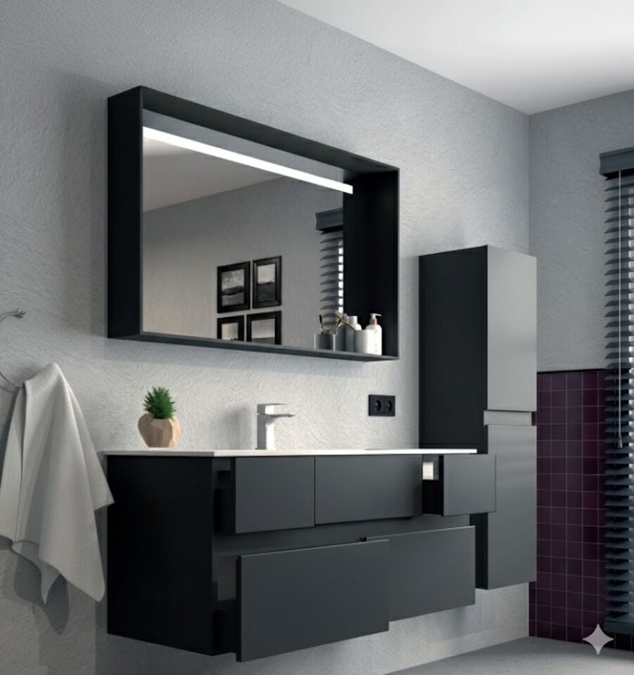 Dipolo 120 cm Banyo Dolabı | Modern Tasarım, Geniş Depolama Alanı