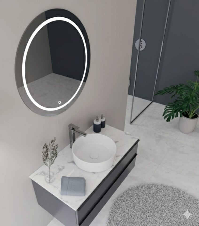 Novo 100 cm Banyo Dolabı | Modern Tasarım, Şık ve Kullanışlı
