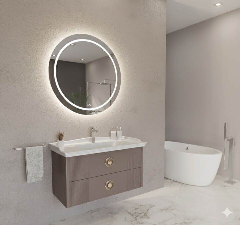 Kapadokya 100 cm Banyo Dolabı | Modern Tasarım, Geniş Depolama Alanı