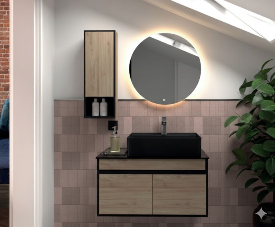 Florida 80 cm Banyo Dolabı | Modern ve Kullanışlı (Boy Dolabı Dahil Değildir)