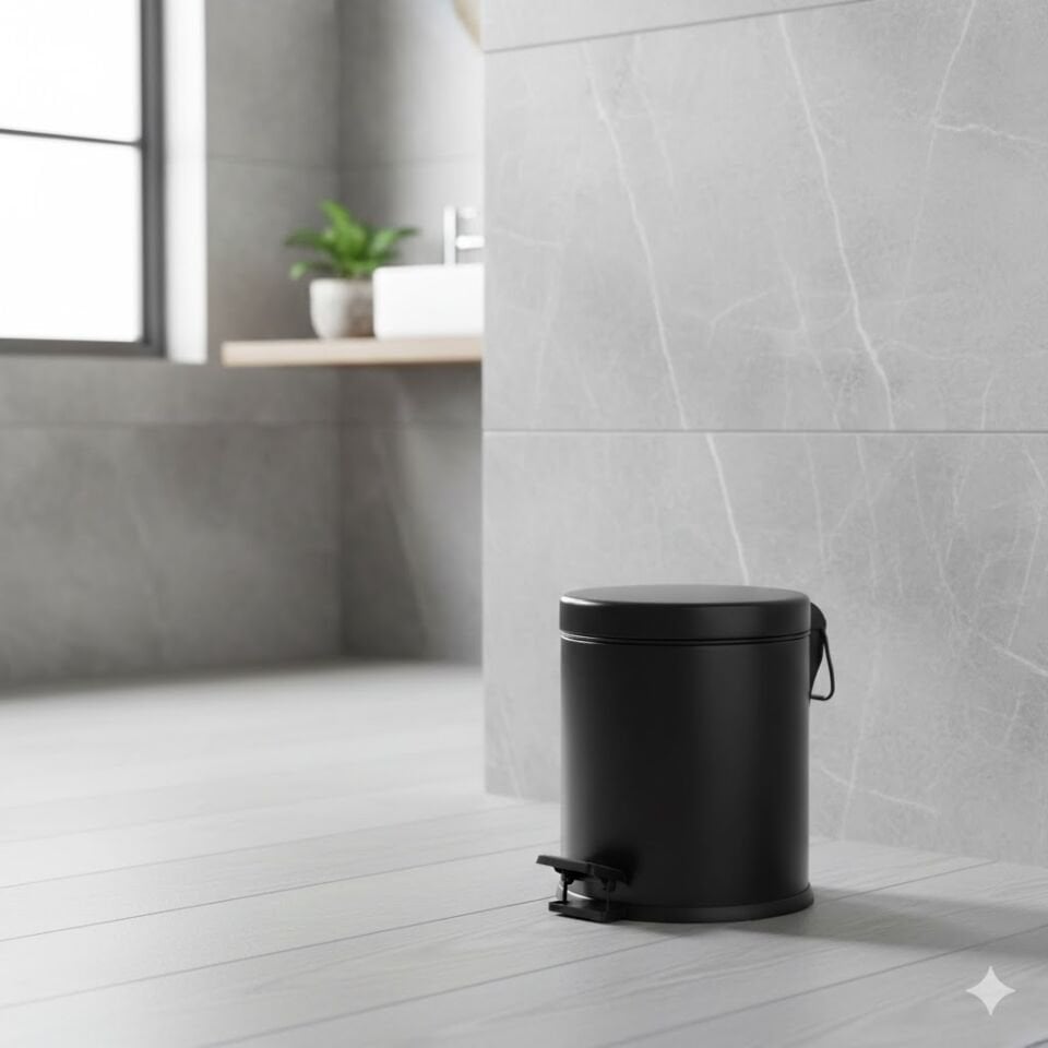 Siyah Çöp Kovası | Modern Tasarım