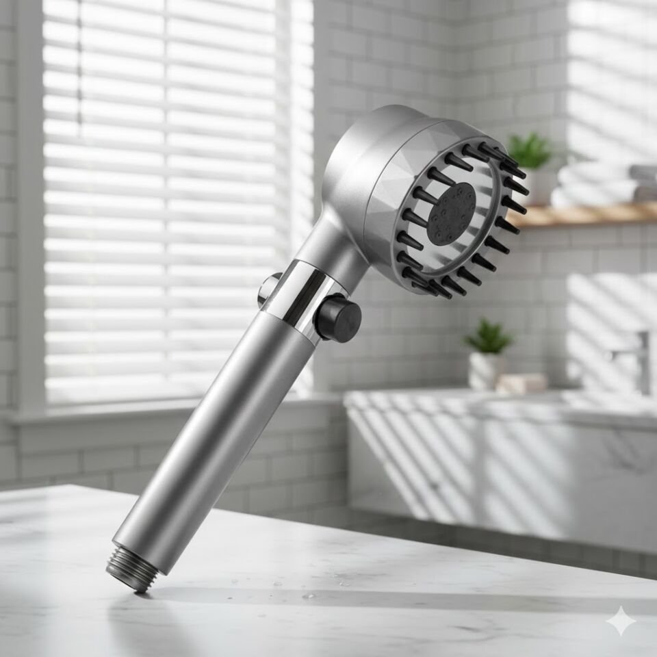 Masajlı El Duşu | Yüksek Basınçlı Dayanıklı Antrasit Gri