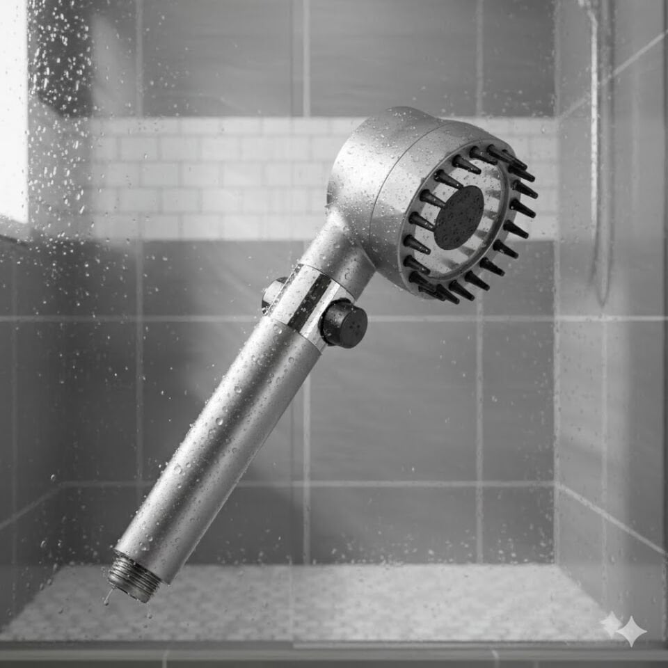 Masajlı El Duşu | Yüksek Basınçlı Dayanıklı Antrasit Gri