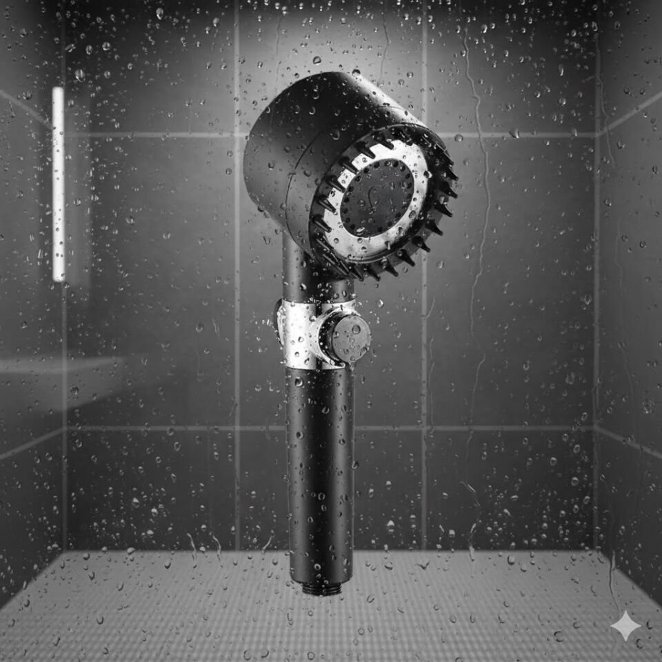 Masajlı El Duşu | Yüksek Basınçlı Dayanıklı Siyah