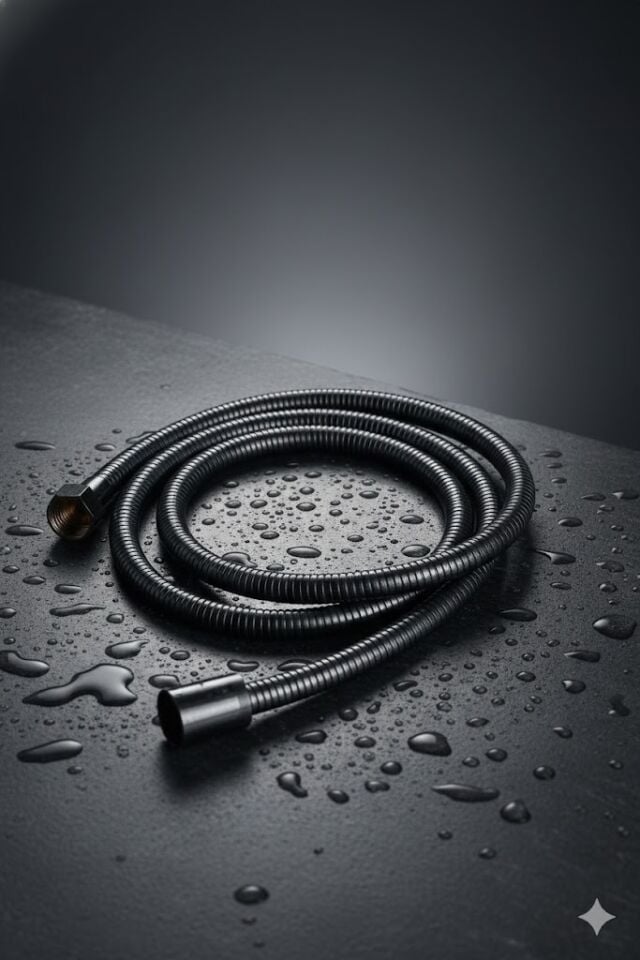 Çelik İçli Siyah Duş Sprel | Çok Dayanıklı Sprel