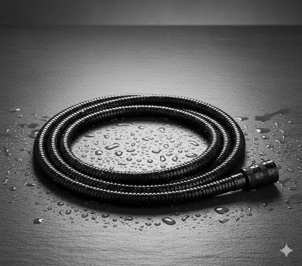 Çelik İçli Siyah Duş Sprel | Çok Dayanıklı Sprel